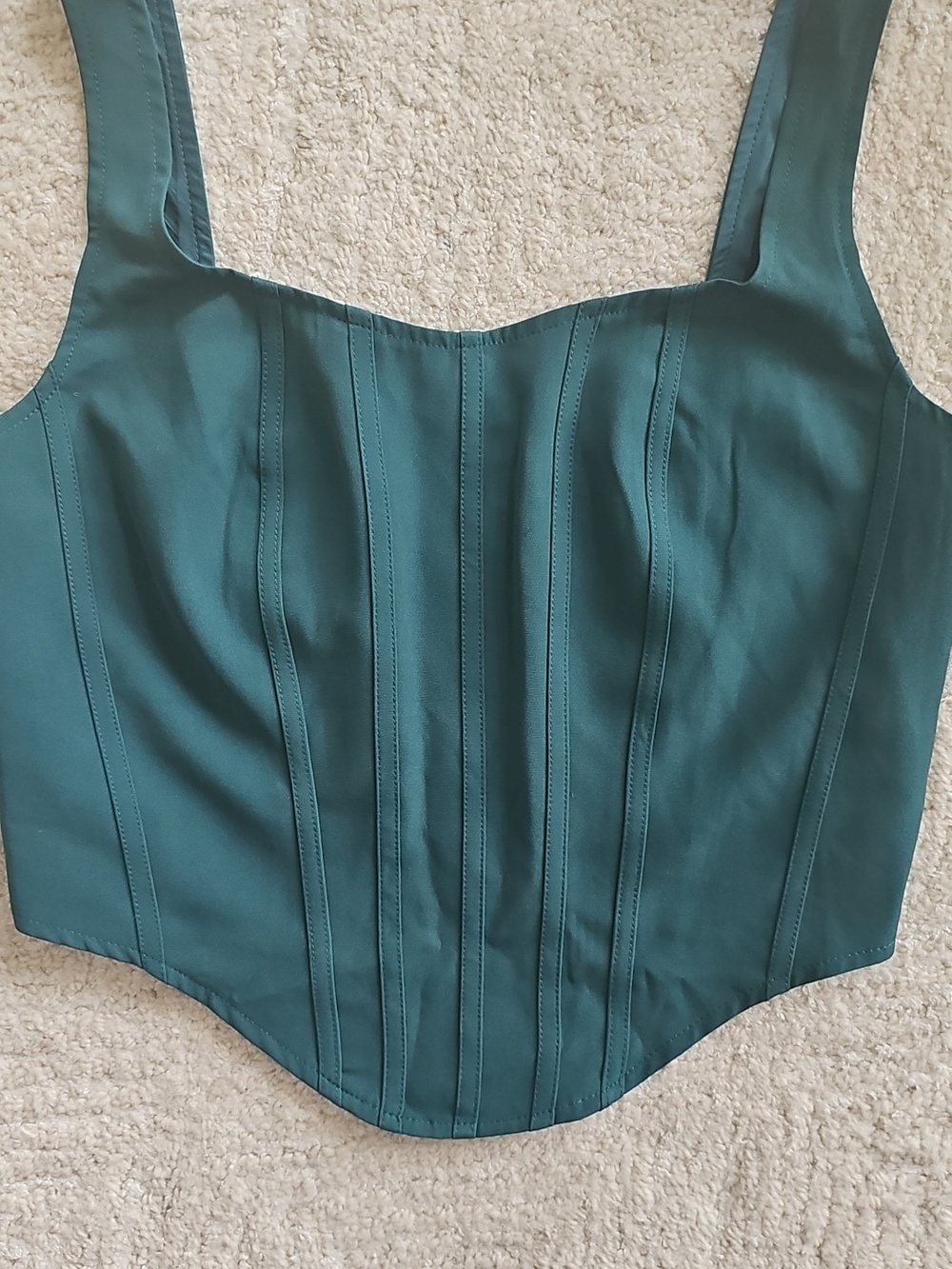 Sincerely Jules Green Corset Tank